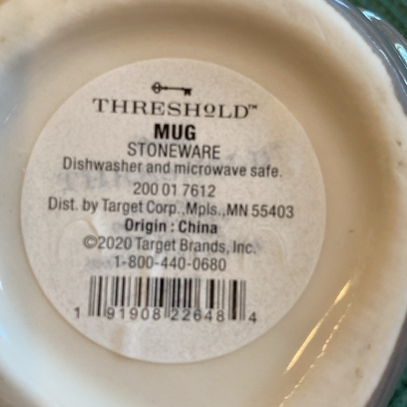 Threshold gray owl mug. 12 ounce capacity. Stoneware. Dishwasher & micro safe. - Picture 11 of 11